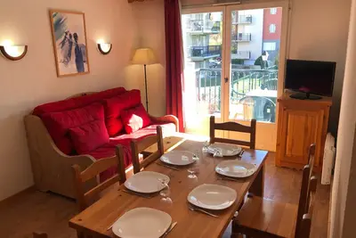 Image de Appartement familial de 2 pièces cabine, 6 pers, balcon, garage, proche télécabine, Saint-Gervais
