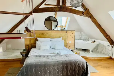 Image de Double supérieure salle de bain chambre honorine
