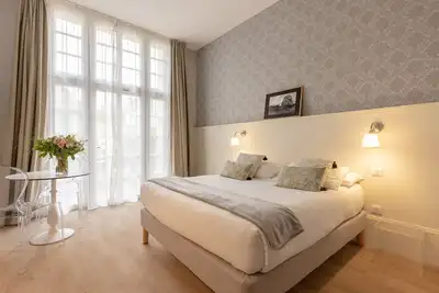 Image de Studio Deluxe clim avec terrasse, en rez de jardin