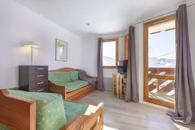 Image de Familial avec Vue Pistes et Balcon! # Naf8