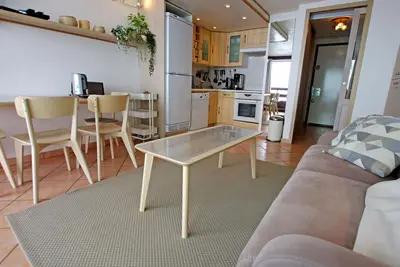 Image de Studio moderne rénové 4 pers avec balcon, vue lac et WiFi - Tignes