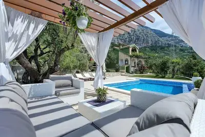 Image de Maison de vacances Makarska pour 1 - 5 personnes avec 2 chambres à coucher - Maison de vacances