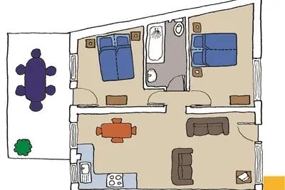 Image de Appartement-Salle de bain privée séparée-The Warren