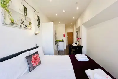 Image de Studio-Appartement-Sdb privée avec douche-King Double