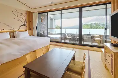 Image de View of Mt Fuji Deluxe JapaneseWestern Room Openair bath and balcony included Room only / Minamitsuru-gun Yamanashi