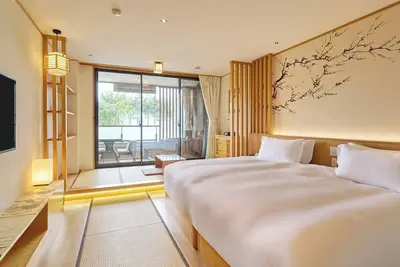 Image de Standard JapaneseWestern room No view of Mt Fuji Openair bath and balcony included Room only / Minamitsuru-gun Yamanashi