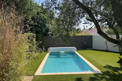 Image de Maison familiale, piscine au sel, 20mn des plages