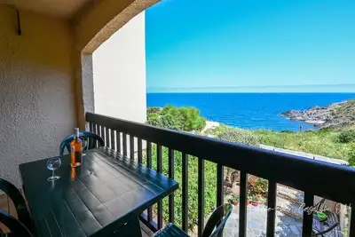 Image de T2 Pieds Dans L'Eau-Vue Mer Imprenable- Acces Direct Crique-Parking