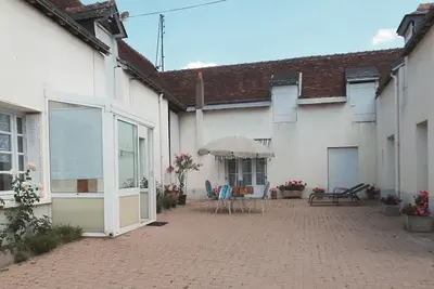 Image de Gîte charmant près de Tours et Amboise avec Wi-Fi, cour privative, garage à vélos, accepte animaux