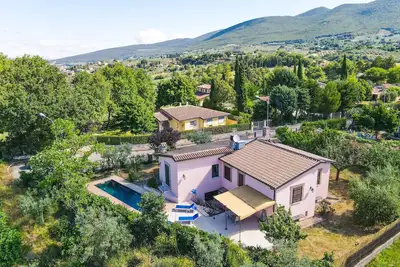 Self contained house with private pool.