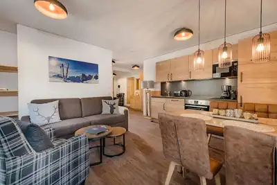 Image de Erstklassiges Apartment für bis 4 Personen, Nähe Bergbahn, für Familien