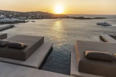 The Mykonos Skyvilla | A Landmark Property in Psarou bay with Breathtaking Views
