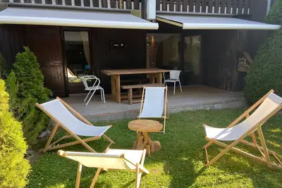 Appartement 6 couchages en rez de jardin privatif