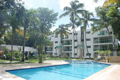 Image de 1-bedroom condo steps from sandy beach, gated resort with pool/cable Tv/Wi-Fi
