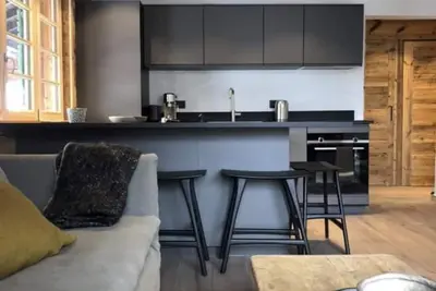 Appartement Megeve 4 couchages proche du centre vue dégagée