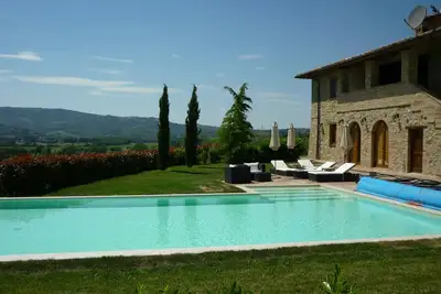 Villa with Heated pool Casa Fontanelle our property for rental in Umbria, Italy