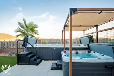 Image de Zion Park Views-Backyard Heated Swim Spa+Hot Tub + Putting Green - Near Zion