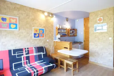 Image de Studio confortable pour 4 pers, accès direct galerie et pistes, ascenseur