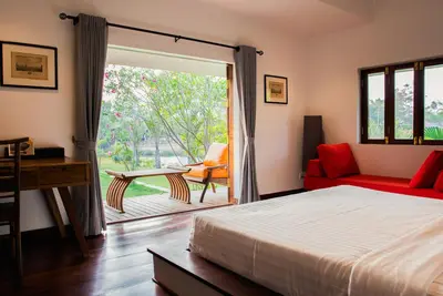 Image de Khla Lodge Chambre - vue rivière