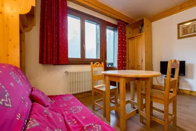 Studio avec Balcon et Piscine à Combloux! #Gc41