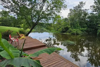 Your private cove awaits! \nRecharge and reconnect on Lake Tillery.