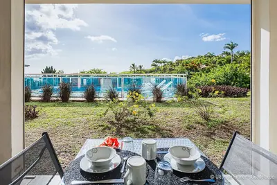 Paradise Bay Studio cosy au bord de mer - piscine
