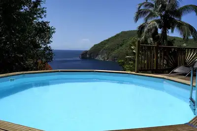 Image de Villa Palma Deshaies avec piscine privée - vue mer
