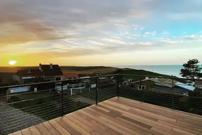 Image de le cube, villa d'architecte vue sur mer