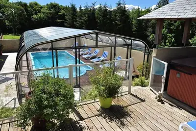 Image de Gîte à Lopéau 4/6 personnes avec piscine/spa, proche mer, activités touristiques