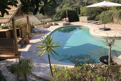 Image de Belle villa provençale 200 m plage avec sa piscine privée