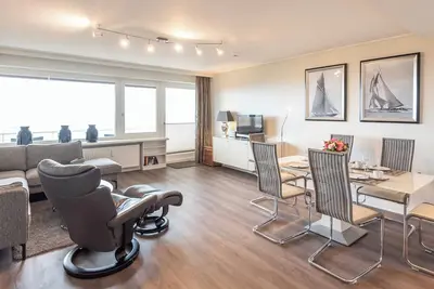 Image de Modern 2-room apartment with sea view and approx. 65 m², for up to 4 people