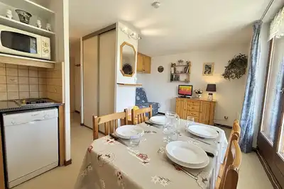 Image de Studio cabine à 700m de Praz-Sur-Arly, navettes gratuites, parking, wifi et ménage inclus