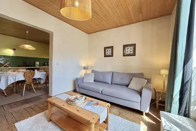 Image de Appartement cosy à Praz-Sur-Arly, proche pistes de ski, centre, parking, 2 étoiles, pour 4 pers.
