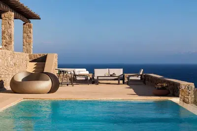 Image de Villa extravagante à Mykonos | Villa Natura | Superbes chambres | 8 chambres | Agios Ioannis
