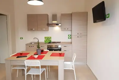 Maison de vacances climatisée de deux pièces avec jardin et parking intérieur