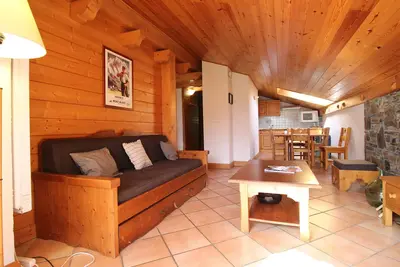 Image de Appartement 2 pièces cabine, 6 personnes, proche Prarion, avec piscine, parking