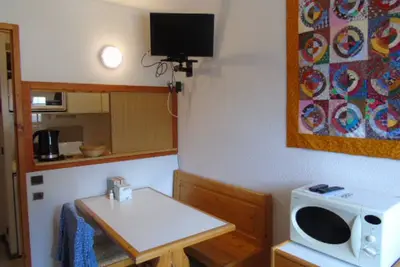 Image de Studio à Valfréjus près des pistes, balcon ouest, 3 pers