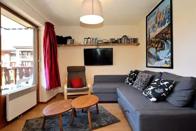 Image de Appartement cosy 2 pièces, 4 pers. , centre Les Houches avec garage