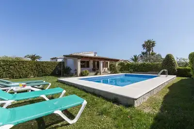 Image de Maison de campagne \"Can Jaume\" avec vue sur la montagne, piscine, terrasse et jardin