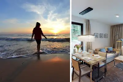 Image de Luxury vacation apartment 0. 08 with terrace near the beach in Timmendorfer Strand