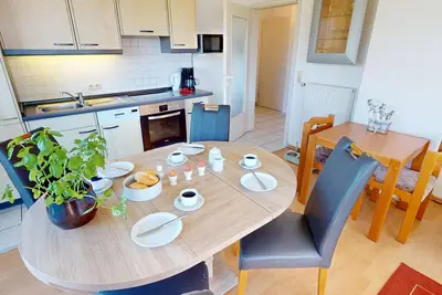 Image de Cozy, bright 60 sqm vacation apartment with balcony in a quiet location