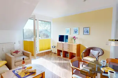 Image de Bright 3-room vacation apartment for 4 people with balcony and outdoor parking space