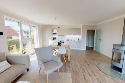 Image de Fantastic vacation apartment with fireplace and terrace, fitness & sauna