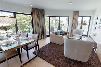 Image de Luxurious vacation apartment 3. 11 with sauna and balcony - close to the beach on the Baltic Sea!