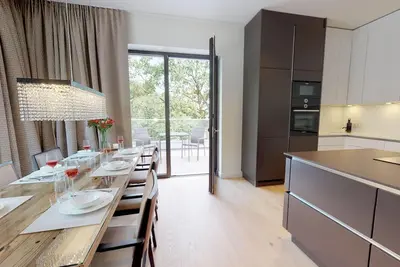 Image de Luxury vacation penthouse 4. 01 with sauna and huge roof terrace in beach location