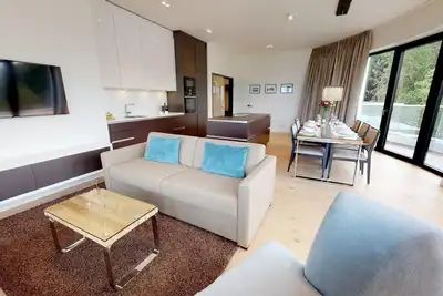 Image de Luxury vacation penthouse 4. 05 with sauna and huge roof terrace in beach location