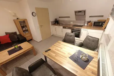 Image de Cozy 4**** apartment on the upper floor, 2p, terrace/garden, box spring bed, Nr, no pets