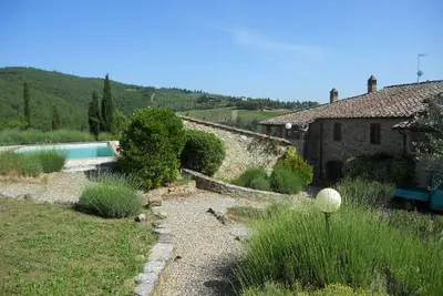 Image de Ancient hamlet with swimming pool in the heart of Chianti - Il Melograno