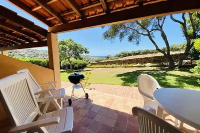 Image de Duplex vue mer dans résidence avec piscine E