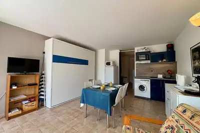 Studio-Cabine à Carnac, 80m de la plage, parking